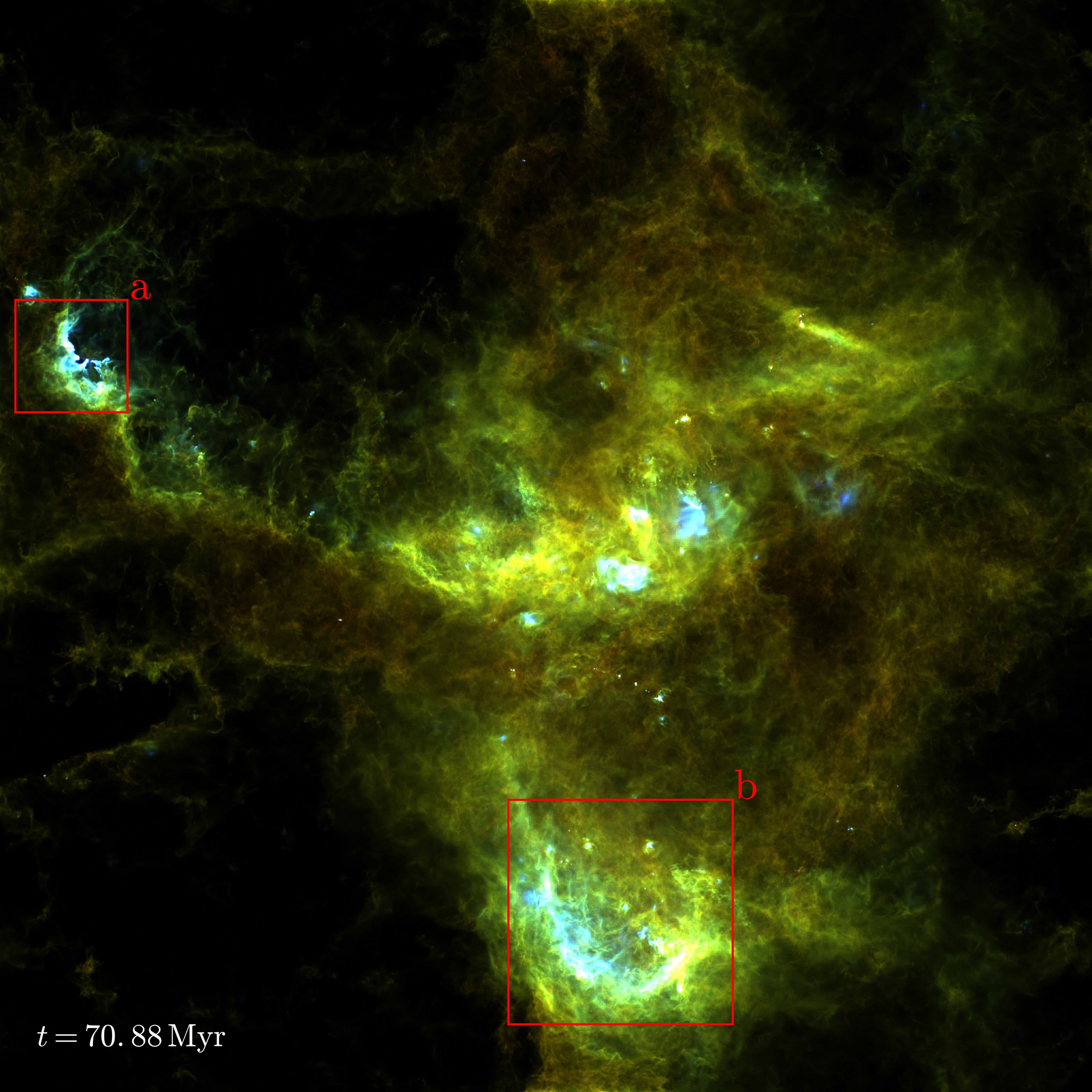 250 pc star formation region